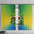 Brazil Football Custom Window Curtain Toco Toucan Bora Brasil! Go Brazil!