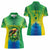 Brazil Football Custom Women Polo Shirt Toco Toucan Bora Brasil! Go Brazil!