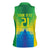 Brazil Football Custom Women Sleeveless Polo Shirt Toco Toucan Bora Brasil! Go Brazil!