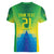 Brazil Football Custom Women V-Neck T-Shirt Toco Toucan Bora Brasil! Go Brazil!