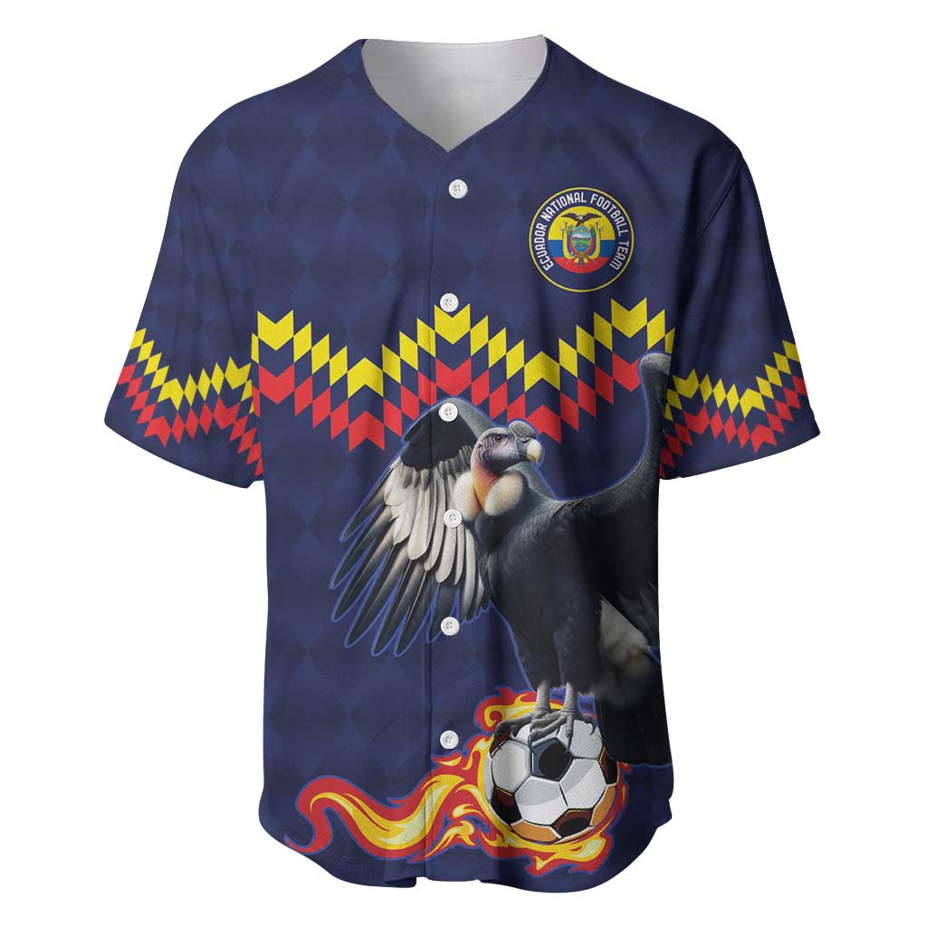 Ecuado Andean Condor Football Custom Baseball Jersey Tricolors Motif