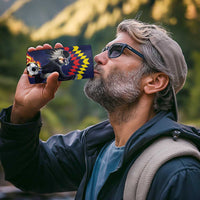 Ecuado Andean Condor Football Custom 4 in 1 Can Cooler Tumbler Tricolors Motif