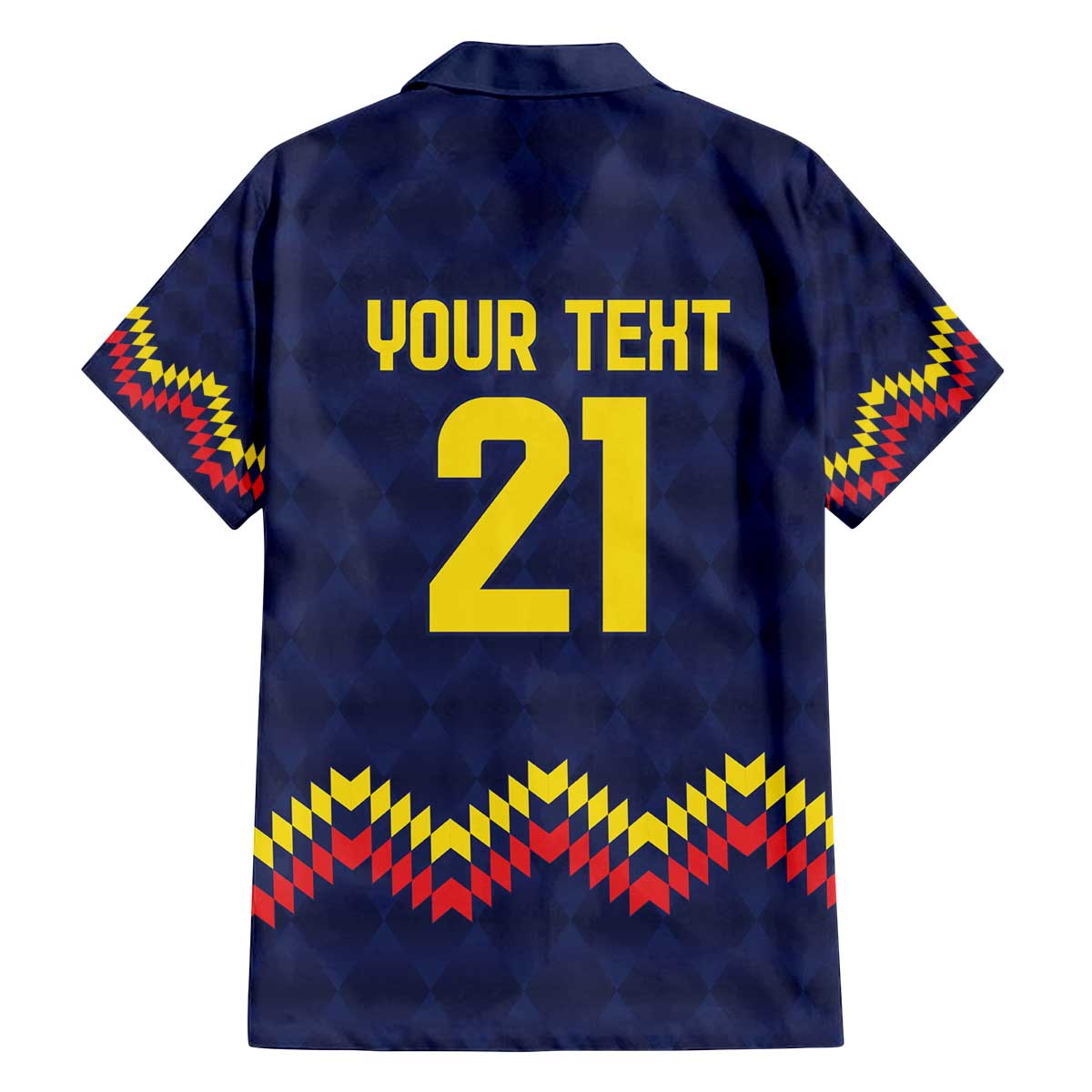 Ecuado Andean Condor Football Custom Family Matching Off The Shoulder Long Sleeve Dress and Hawaiian Shirt Tricolors Motif