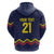 Ecuado Andean Condor Football Custom Hoodie Tricolors Motif