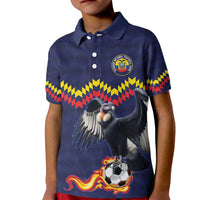 Ecuado Andean Condor Football Custom Kid Polo Shirt Tricolors Motif