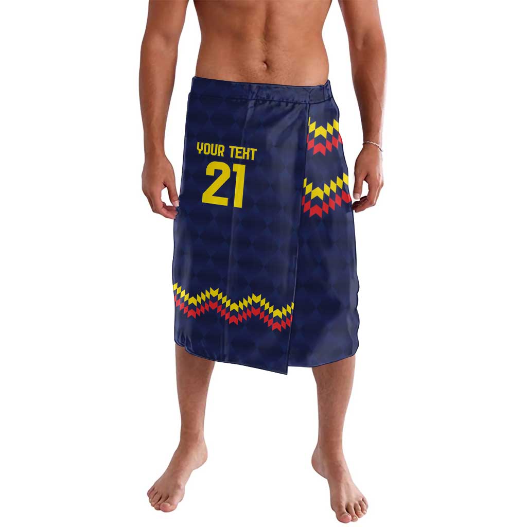 Ecuado Andean Condor Football Custom Lavalava Tricolors Motif