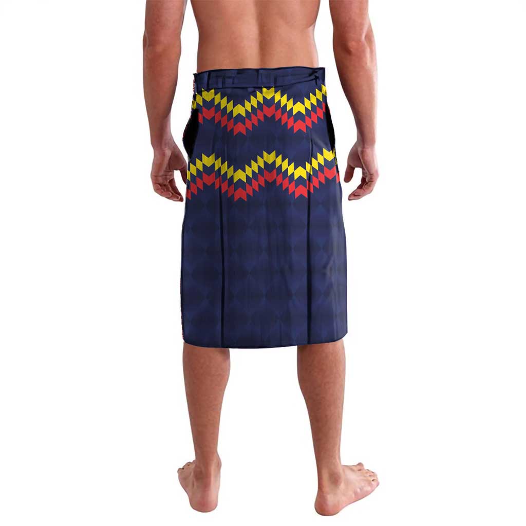 Ecuado Andean Condor Football Custom Lavalava Tricolors Motif