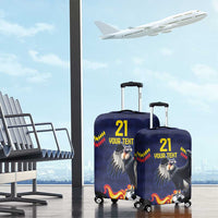 Ecuado Andean Condor Football Custom Luggage Cover Tricolors Motif