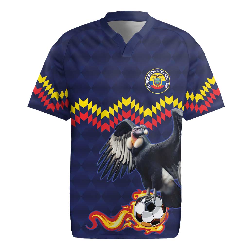 Ecuado Andean Condor Football Custom Rugby Jersey Tricolors Motif