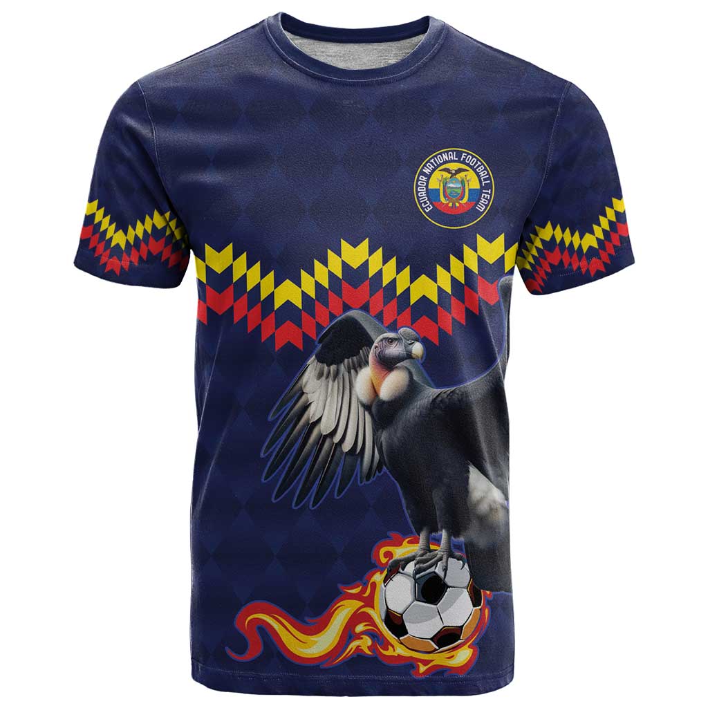Ecuado Andean Condor Football Custom T Shirt Tricolors Motif