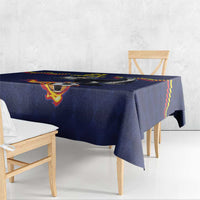 Ecuado Andean Condor Football Custom Tablecloth Tricolors Motif