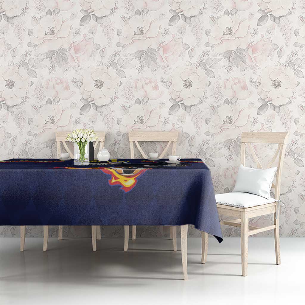 Ecuado Andean Condor Football Custom Tablecloth Tricolors Motif