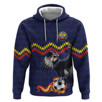Ecuado Andean Condor Football Custom Zip Hoodie Tricolors Motif