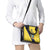 Ecuador La Tricolor Custom Shoulder Handbag Gold and Navy Blue Motif