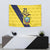 Ecuador La Tricolor Custom Tapestry Gold and Navy Blue Motif