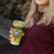 Ecuador La Tricolor Custom Tumbler Cup Gold and Navy Blue Motif