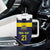 Ecuador La Tricolor Custom Tumbler With Handle Gold and Navy Blue Motif