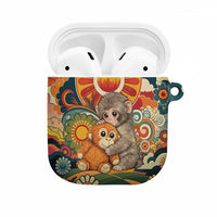 Baby Monkey Punch AirPods Case Retro 70S Hippie Style Groovy Spring