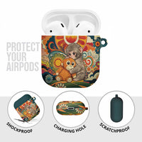 Baby Monkey Punch AirPods Case Retro 70S Hippie Style Groovy Spring