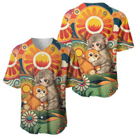 Baby Monkey Punch Baseball Jersey Retro 70S Hippie Style Groovy Spring