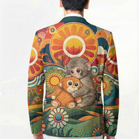 Baby Monkey Punch Blazer Retro 70S Hippie Style Groovy Spring