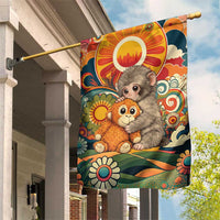 Baby Monkey Punch Garden Flag Retro 70S Hippie Style Groovy Spring
