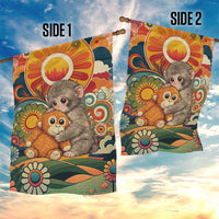 Baby Monkey Punch Garden Flag Retro 70S Hippie Style Groovy Spring