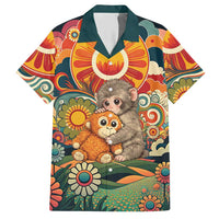 Baby Monkey Punch Hawaiian Shirt Retro 70S Hippie Style Groovy Spring
