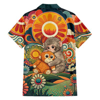 Baby Monkey Punch Hawaiian Shirt Retro 70S Hippie Style Groovy Spring