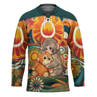 Baby Monkey Punch Hockey Jersey Retro 70S Hippie Style Groovy Spring