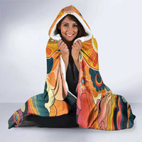 Baby Monkey Punch Hooded Blanket Retro 70S Hippie Style Groovy Spring