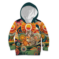 Baby Monkey Punch Kid Hoodie Retro 70S Hippie Style Groovy Spring