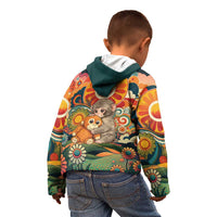 Baby Monkey Punch Kid Hoodie Retro 70S Hippie Style Groovy Spring