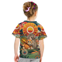 Baby Monkey Punch Kid T Shirt Retro 70S Hippie Style Groovy Spring