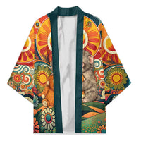 Baby Monkey Punch Kimono Retro 70S Hippie Style Groovy Spring