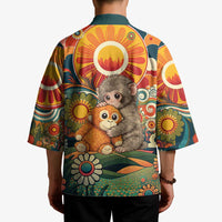 Baby Monkey Punch Kimono Retro 70S Hippie Style Groovy Spring