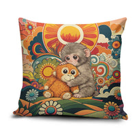 Baby Monkey Punch Pillow Cover Retro 70S Hippie Style Groovy Spring