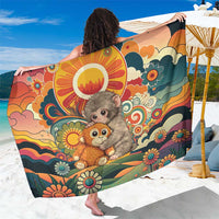 Baby Monkey Punch Sarong Retro 70S Hippie Style Groovy Spring