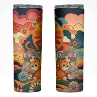 Baby Monkey Punch Skinny Tumbler Retro 70S Hippie Style Groovy Spring