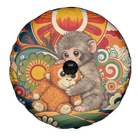 Baby Monkey Punch Spare Tire Cover Retro 70S Hippie Style Groovy Spring