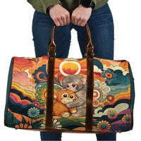Baby Monkey Punch Travel Bag Retro 70S Hippie Style Groovy Spring