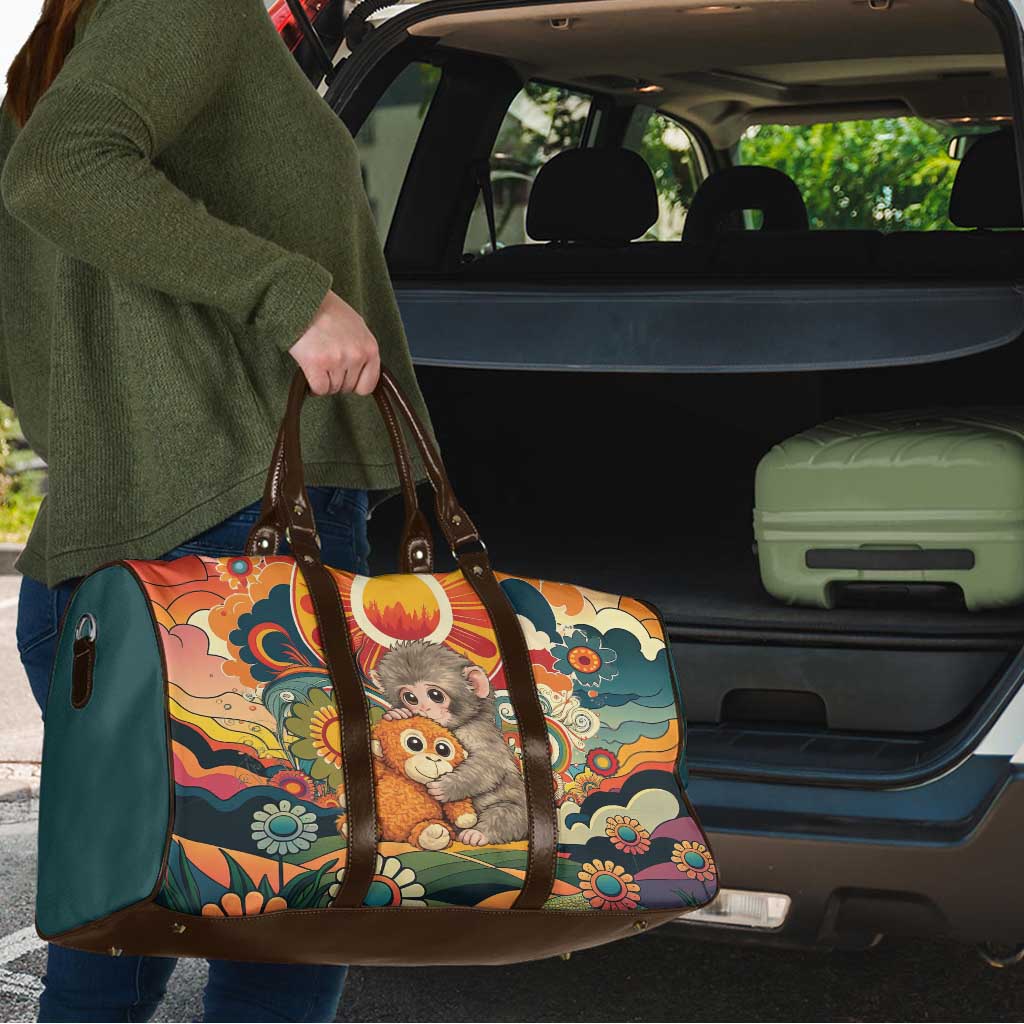 Baby Monkey Punch Travel Bag Retro 70S Hippie Style Groovy Spring