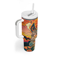 Baby Monkey Punch Tumbler With Handle Retro 70S Hippie Style Groovy Spring
