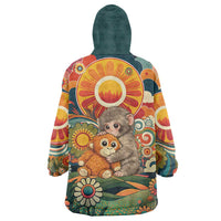 Baby Monkey Punch Wearable Blanket Hoodie Retro 70S Hippie Style Groovy Spring