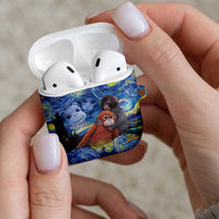 Baby Monkey Punch Personalized AirPods Case Starry Night Inspired