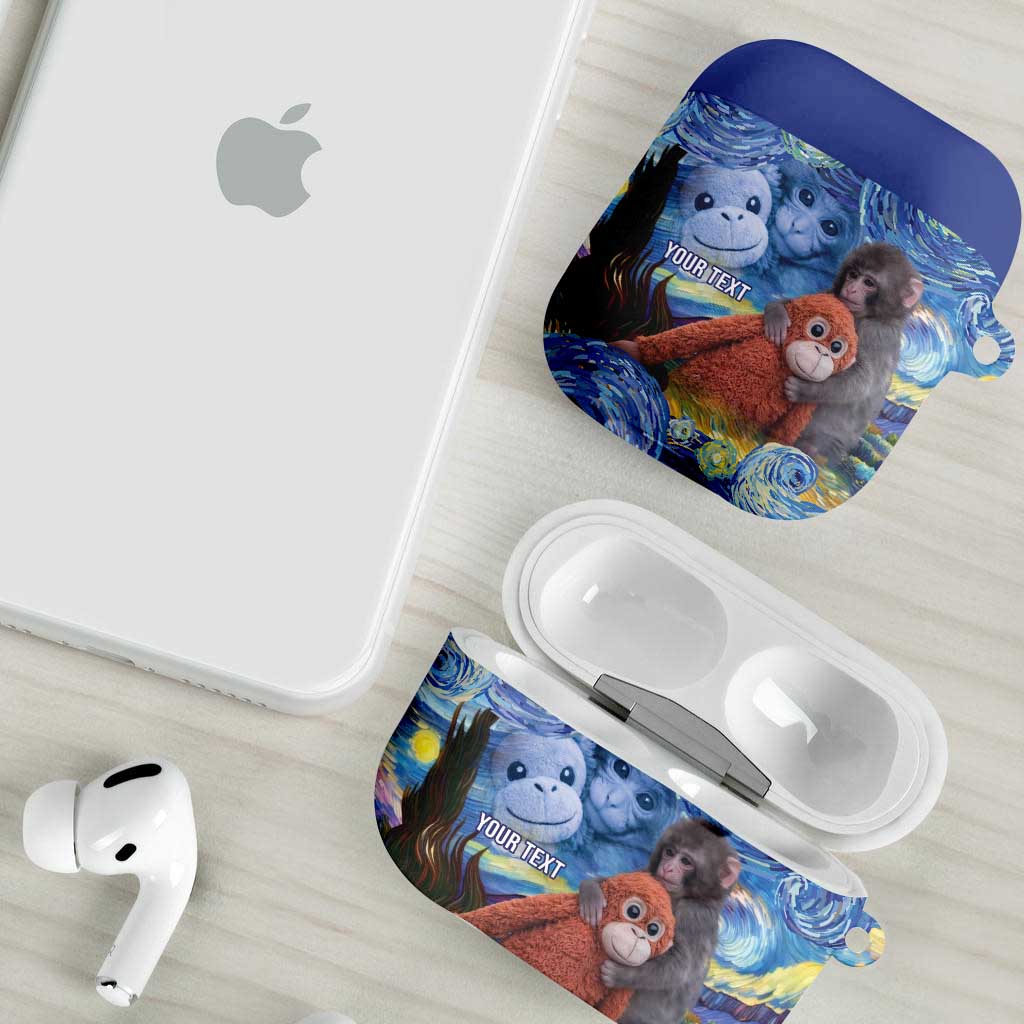 Baby Monkey Punch Personalized AirPods Case Starry Night Inspired