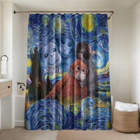 Baby Monkey Punch Personalized Bathroom Set Starry Night Inspired