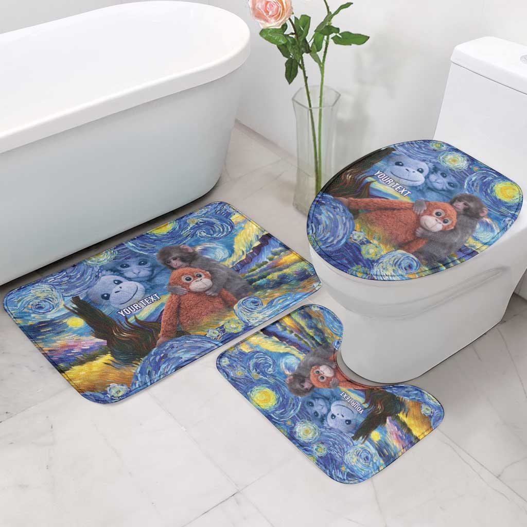 Baby Monkey Punch Personalized Bathroom Set Starry Night Inspired