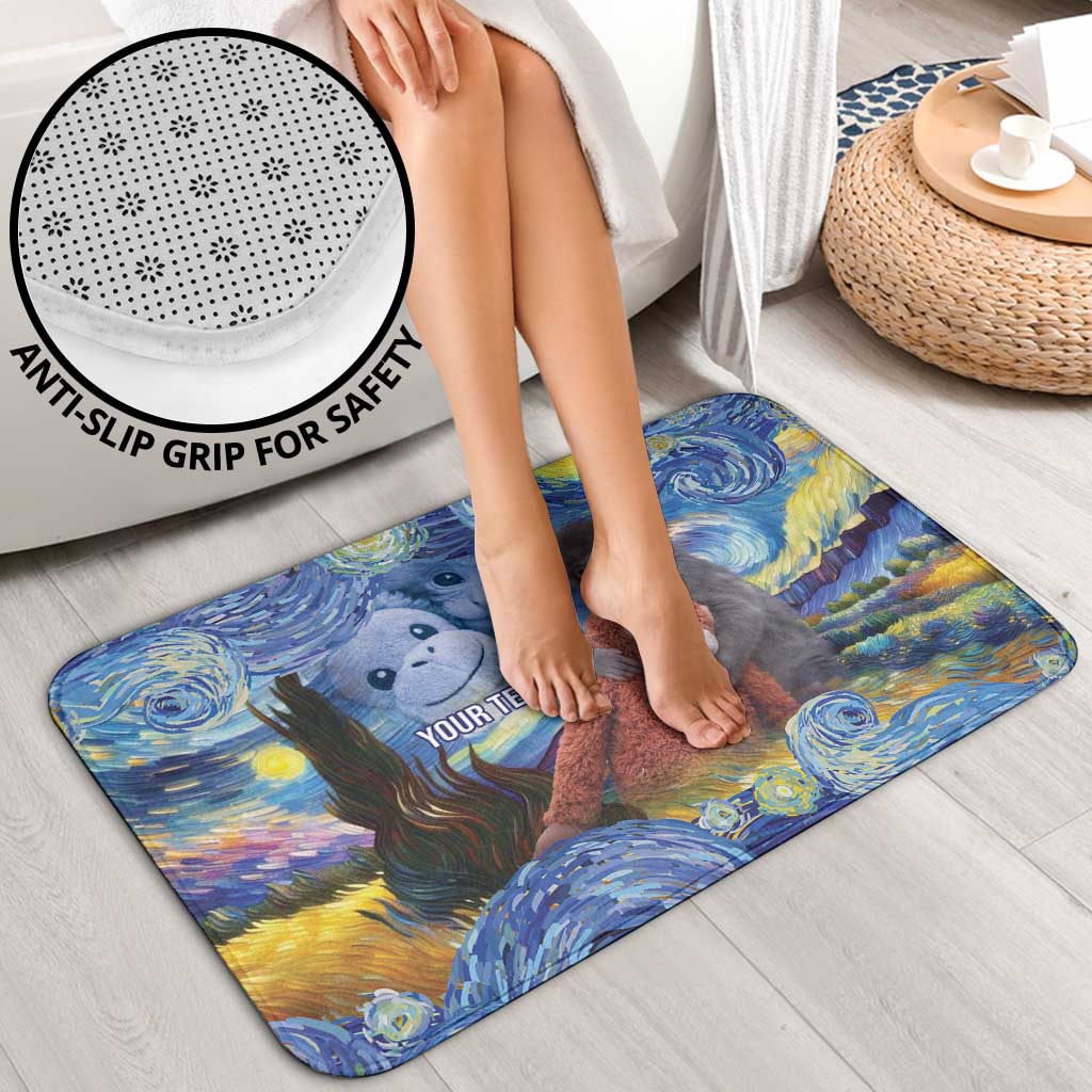 Baby Monkey Punch Personalized Bathroom Set Starry Night Inspired