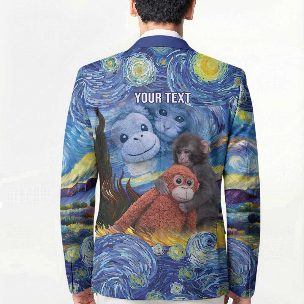 Baby Monkey Punch Personalized Blazer Starry Night Inspired